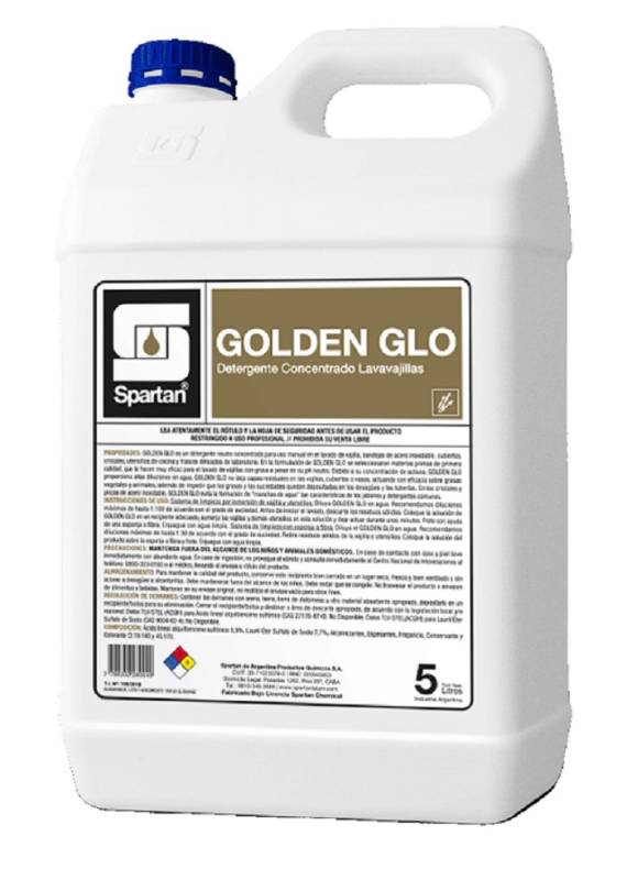 Golden Glo Detergente Concentrado (Con Aroma) 5 Litros Dilucion: 1:100