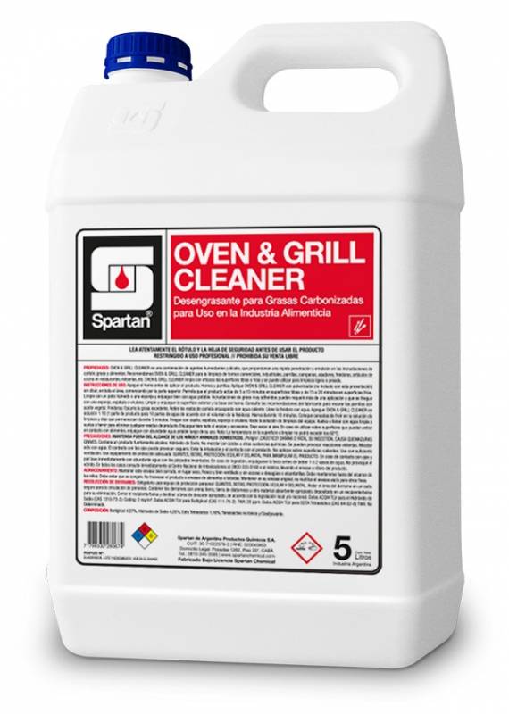 Spartan | Oven & Grill Cleaner Grasas Carbonizadas | 5 L