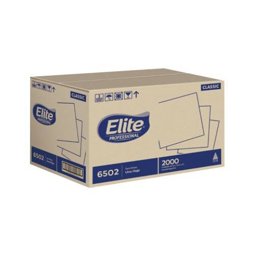 Servilleta Elite 24 Blanco Classic 2H X2000 Usos(6502)