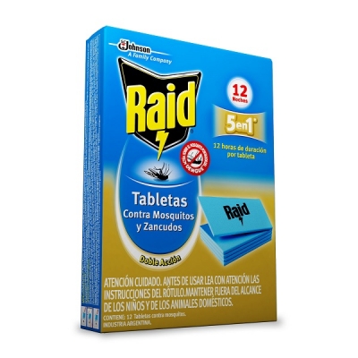 Tableta Raid Mosquitos 12un.